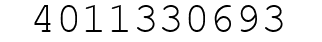 Number 4011330693.