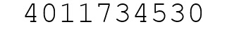 Number 4011734530.