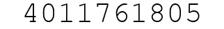 Number 4011761805.