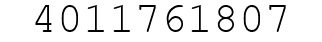 Number 4011761807.