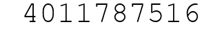 Number 4011787516.