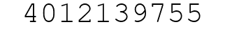 Number 4012139755.
