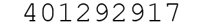Number 401292917.