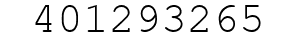 Number 401293265.