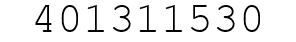 Number 401311530.