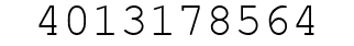 Number 4013178564.