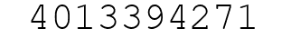 Number 4013394271.