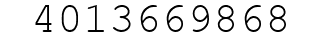 Number 4013669868.