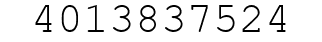 Number 4013837524.