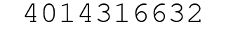 Number 4014316632.