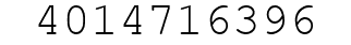 Number 4014716396.