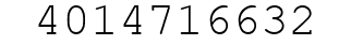 Number 4014716632.