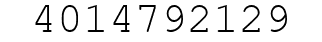Number 4014792129.