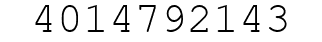 Number 4014792143.