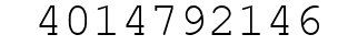 Number 4014792146.