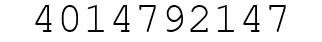 Number 4014792147.