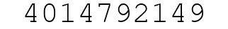 Number 4014792149.