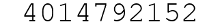 Number 4014792152.