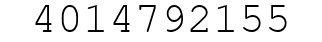 Number 4014792155.
