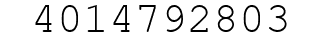 Number 4014792803.