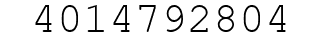 Number 4014792804.