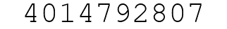 Number 4014792807.