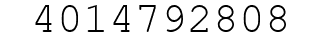 Number 4014792808.