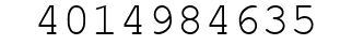 Number 4014984635.