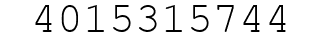Number 4015315744.