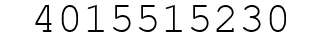 Number 4015515230.
