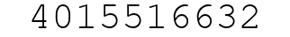 Number 4015516632.