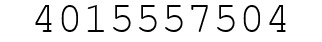 Number 4015557504.