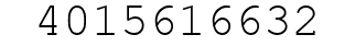 Number 4015616632.