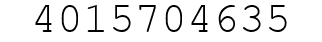 Number 4015704635.