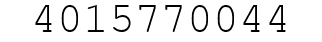 Number 4015770044.