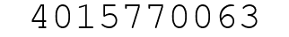 Number 4015770063.