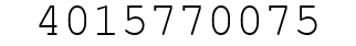 Number 4015770075.