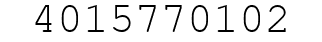 Number 4015770102.