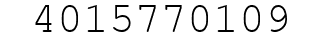 Number 4015770109.