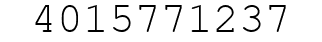 Number 4015771237.