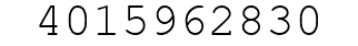 Number 4015962830.