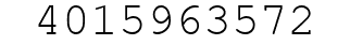 Number 4015963572.