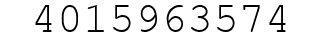 Number 4015963574.