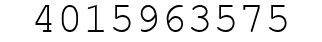 Number 4015963575.