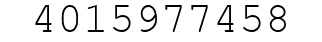 Number 4015977458.