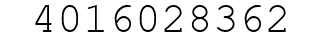 Number 4016028362.