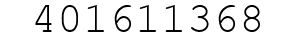 Number 401611368.