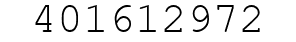 Number 401612972.