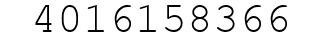 Number 4016158366.