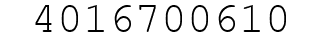 Number 4016700610.